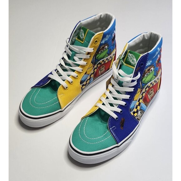Vans x Sesame Street Sk8-Hi 'Oscar's Taxi Service' Sneakers - Picture 6 of 9